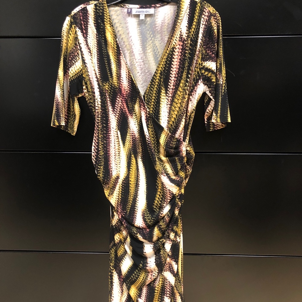 Jennifer Lopez Pattern Dress